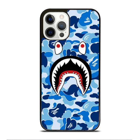 CAMO BAPE SHARK LOGO 1 iPhone 12 Pro Case Cover