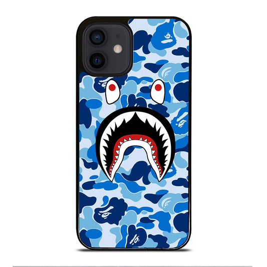 CAMO BAPE SHARK LOGO 1 iPhone 12 Mini Case Cover