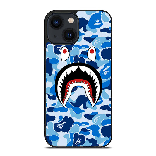 CAMO BAPE SHARK LOGO 1 iPhone 14 Plus Case Cover