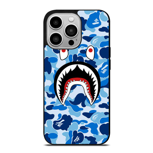 CAMO BAPE SHARK LOGO 1 iPhone 14 Pro Case Cover