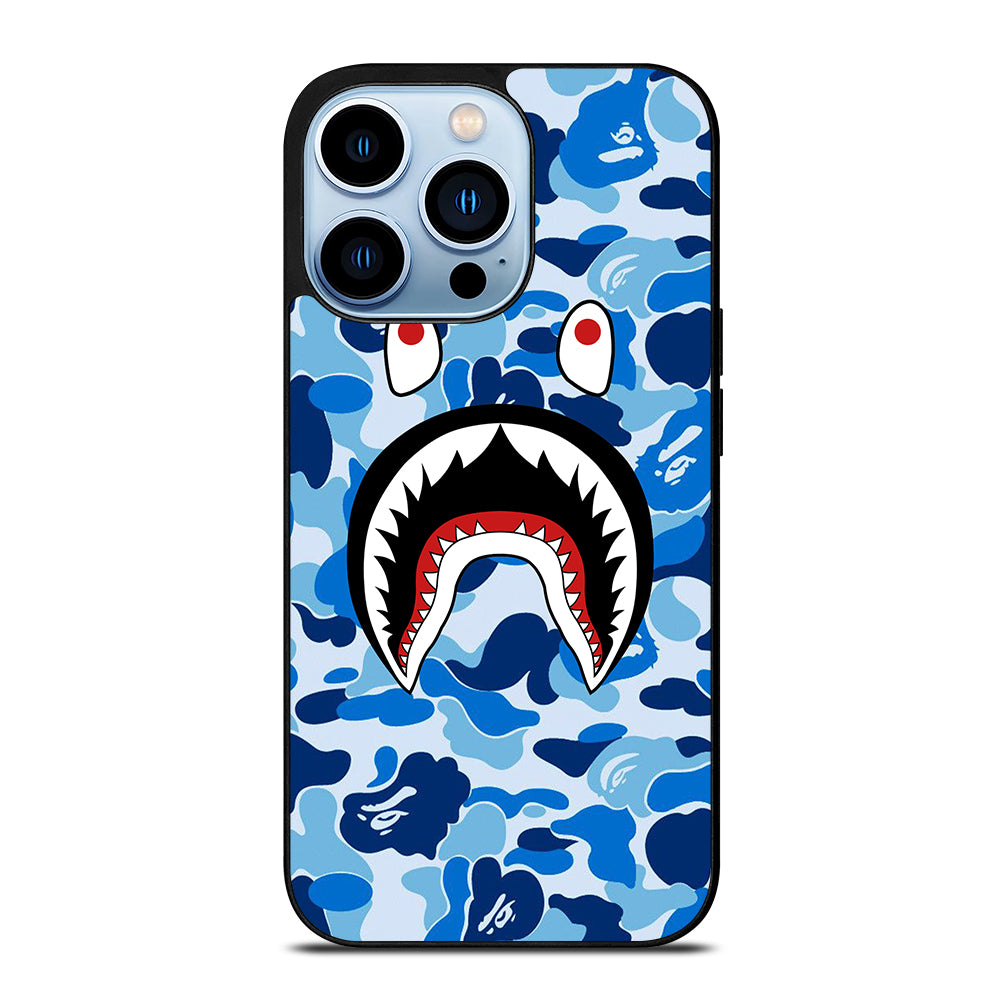 CAMO BAPE SHARK LOGO 1 iPhone 13 Pro Max Case Cover