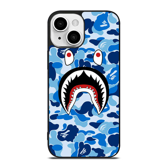 CAMO BAPE SHARK LOGO 1 iPhone 13 Mini Case Cover