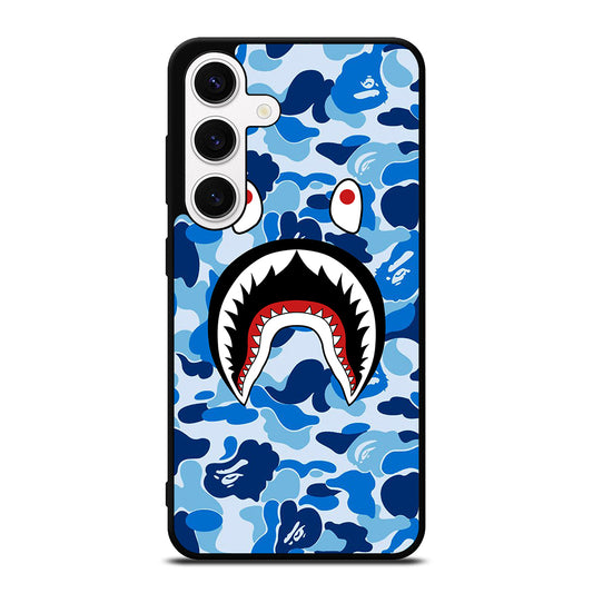 CAMO BAPE SHARK LOGO 1 Samsung Galaxy S24 Case Cover