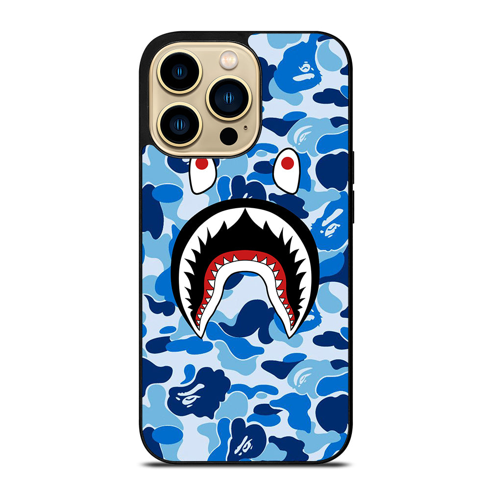CAMO BAPE SHARK LOGO 1 iPhone 14 Pro Max Case Cover