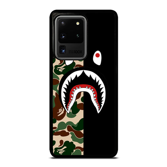 CAMO BAPE SHARK LOGO 2 Samsung Galaxy S20 Ultra Case Cover