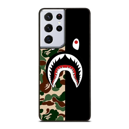 CAMO BAPE SHARK LOGO 2 Samsung Galaxy S21 Ultra Case Cover