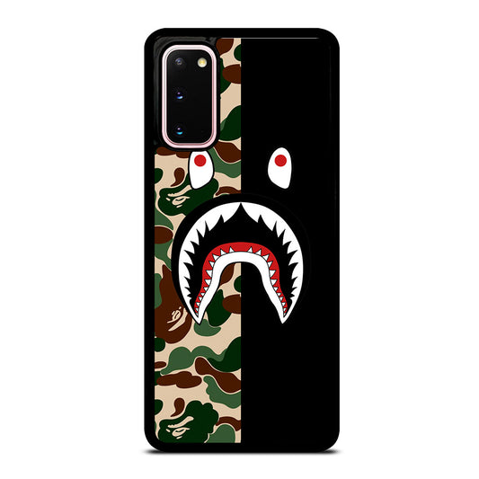 CAMO BAPE SHARK LOGO 2 Samsung Galaxy S20 Case Cover