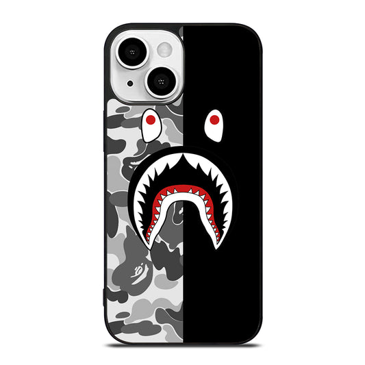 CAMO BAPE SHARK LOGO 3 iPhone 13 Mini Case Cover