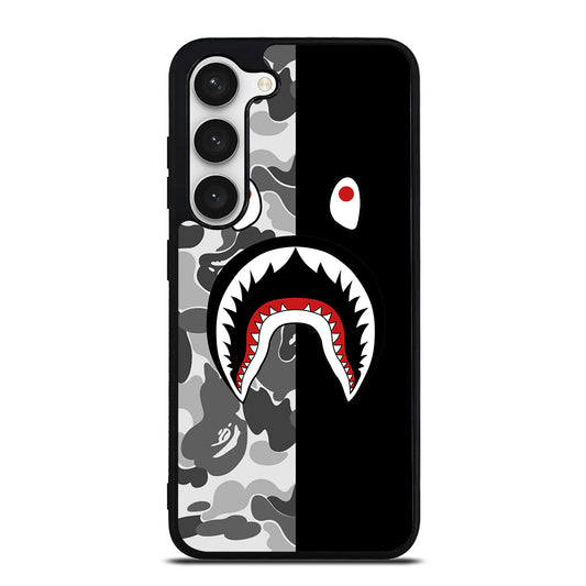 CAMO BAPE SHARK LOGO 3 Samsung Galaxy S23 Case Cover