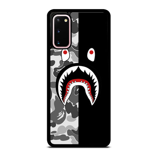 CAMO BAPE SHARK LOGO 3 Samsung Galaxy S20 Case Cover