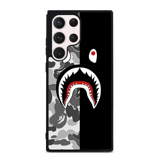 CAMO BAPE SHARK LOGO 3 Samsung Galaxy S23 Ultra Case Cover