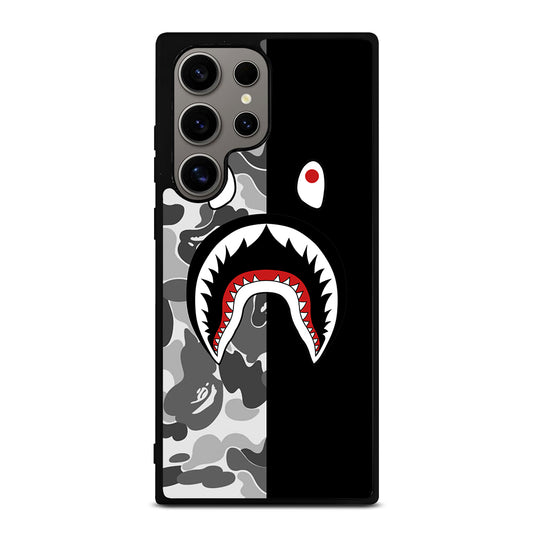 CAMO BAPE SHARK LOGO 3 Samsung Galaxy S24 Ultra Case Cover