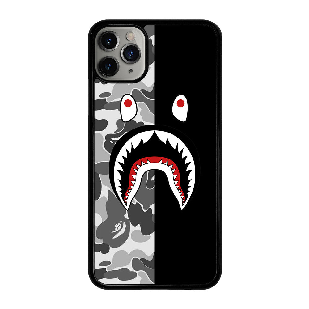 CAMO BAPE SHARK LOGO 3 iPhone 11 Pro Max Case Cover