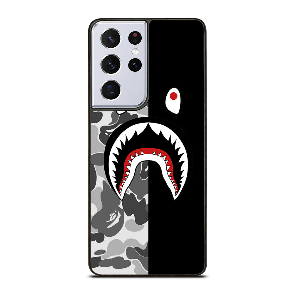 CAMO BAPE SHARK LOGO 3 Samsung Galaxy S21 Ultra Case Cover