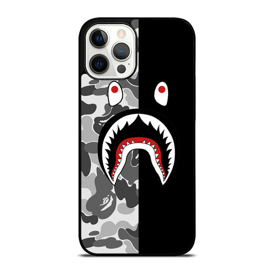 CAMO BAPE SHARK LOGO 3 iPhone 12 Pro Max Case Cover
