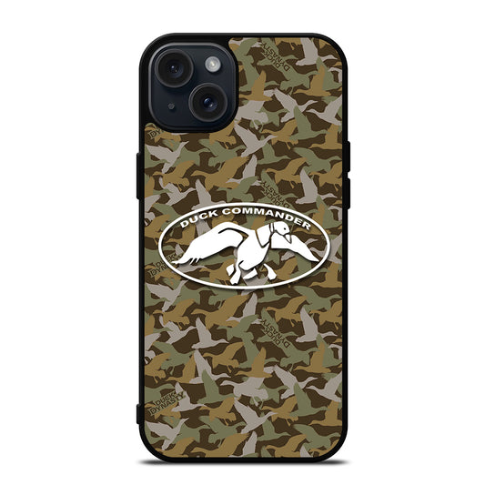 CAMO DUCK DYNASTY COMMANDER 2 iPhone 15 Plus Case Cover