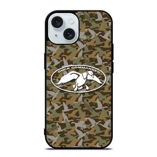 CAMO DUCK DYNASTY COMMANDER 2 iPhone 15 Case Cover