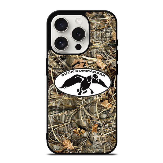 CAMO DUCK DYNASTY COMMANDER iPhone 15 Pro Case Cover