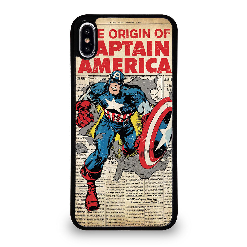 CAPTAIN AMERICA THE ORIGIN iPhone XS Max Case Cover