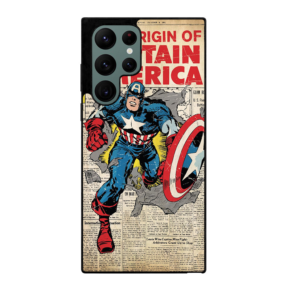 CAPTAIN AMERICA THE ORIGIN Samsung Galaxy S22 Ultra Case Cover