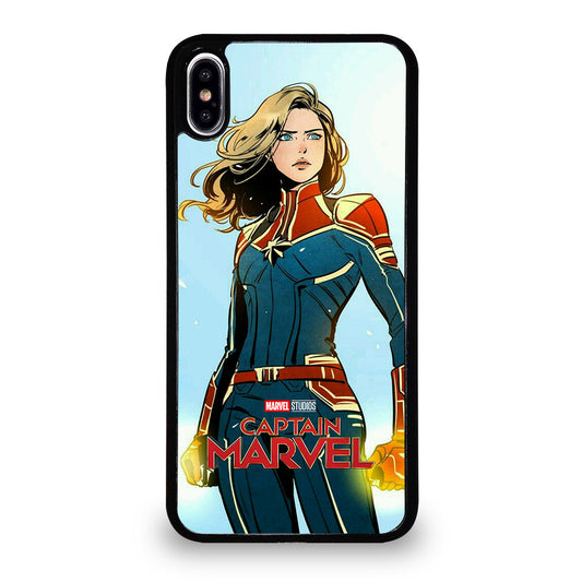 CAPTAIN MARVEL CARTOON iPhone XS Max Case Cover