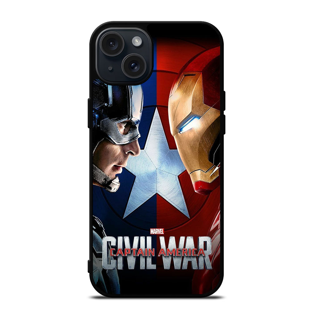 CAPTAIN AMERICA CIVIL WAR iPhone 15 Plus Case Cover