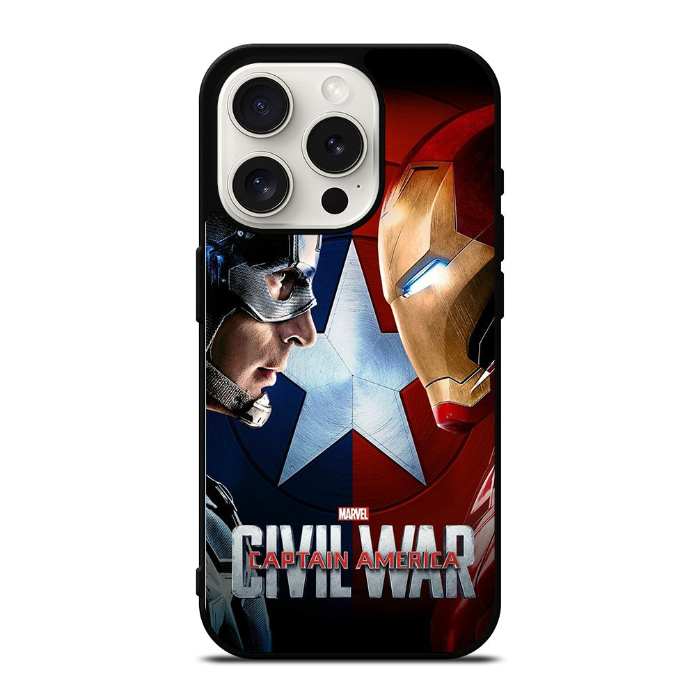 CAPTAIN AMERICA CIVIL WAR iPhone 15 Pro Case Cover