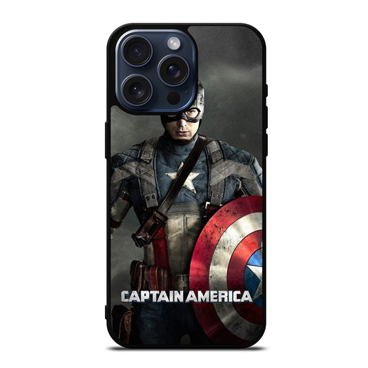 CAPTAIN AMERICA SUPERHERO iPhone 15 Pro Max Case Cover