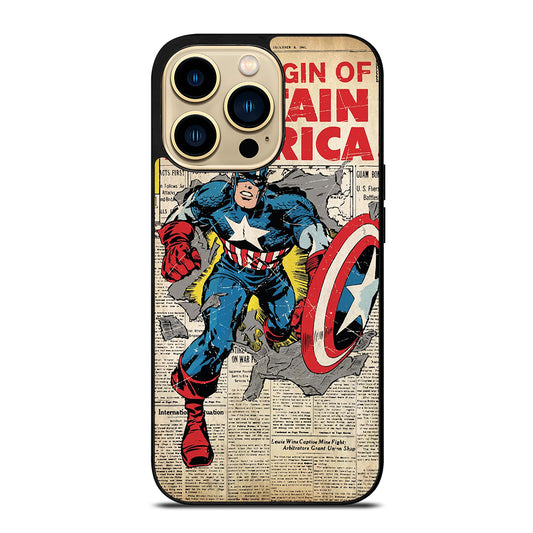 CAPTAIN AMERICA THE ORIGIN iPhone 14 Pro Max Case Cover