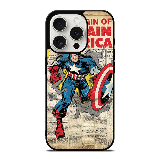 CAPTAIN AMERICA THE ORIGIN iPhone 15 Pro Case Cover