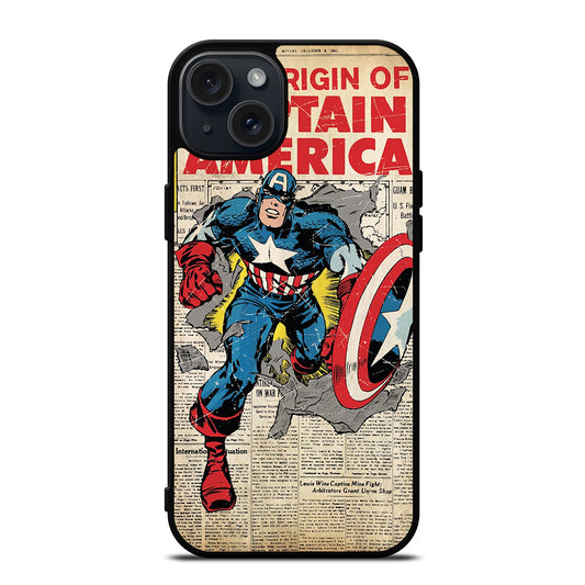 CAPTAIN AMERICA THE ORIGIN iPhone 15 Plus Case Cover