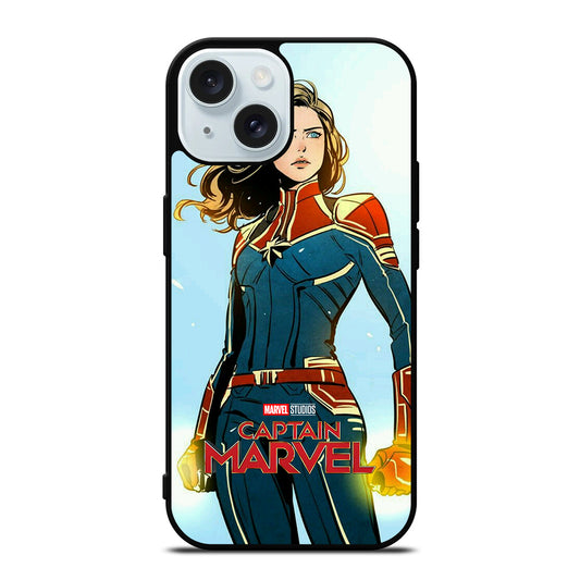 CAPTAIN MARVEL CARTOON iPhone 15 Case Cover