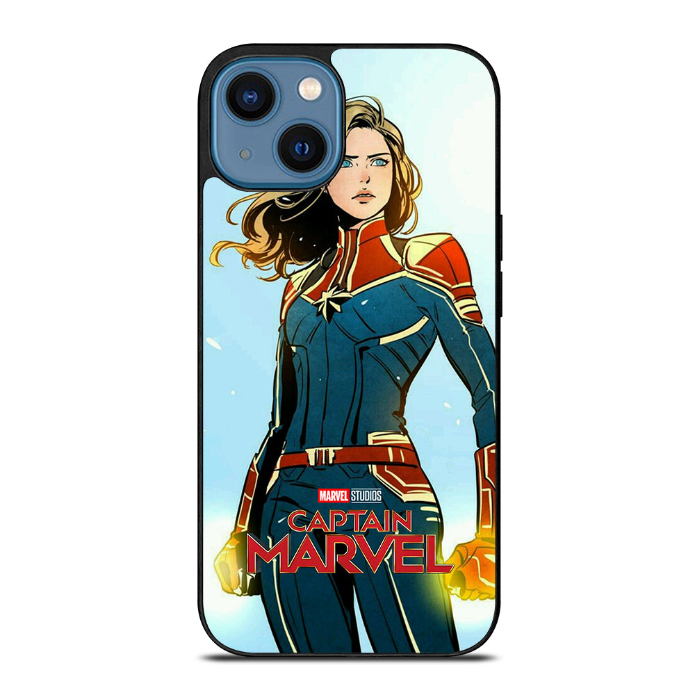 CAPTAIN MARVEL CARTOON iPhone 14 Case Cover