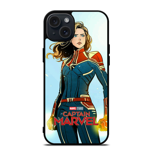 CAPTAIN MARVEL CARTOON iPhone 15 Plus Case Cover