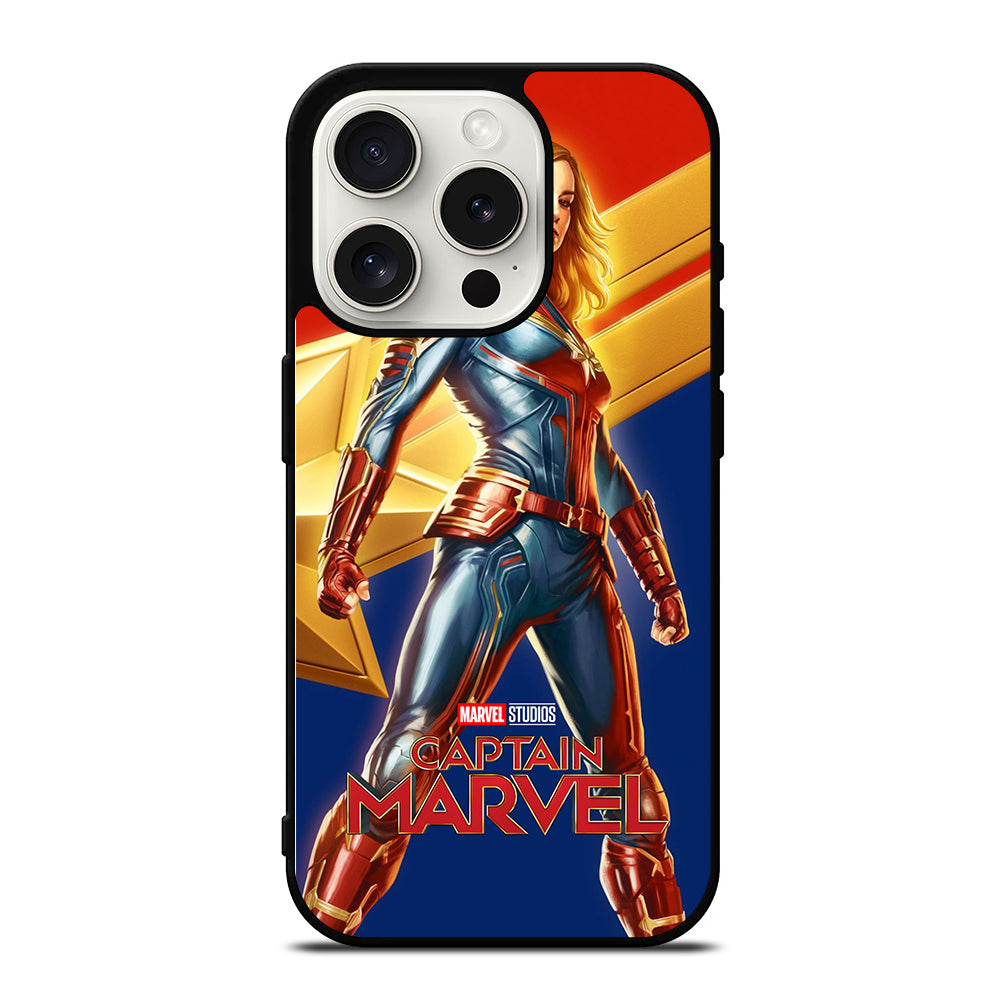 CAPTAIN MARVEL SUPERHERO iPhone 15 Pro Case Cover