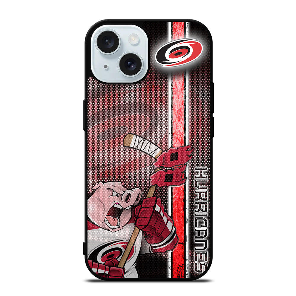 CAROLINA HURRICANES NHL LOGO 3 iPhone 15 Case Cover