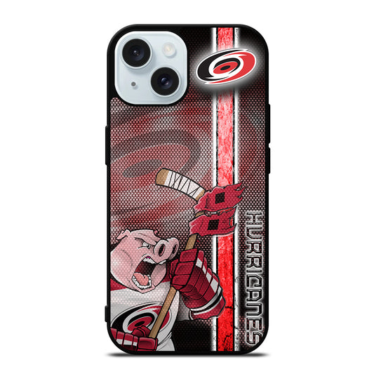 CAROLINA HURRICANES NHL LOGO 3 iPhone 15 Case Cover