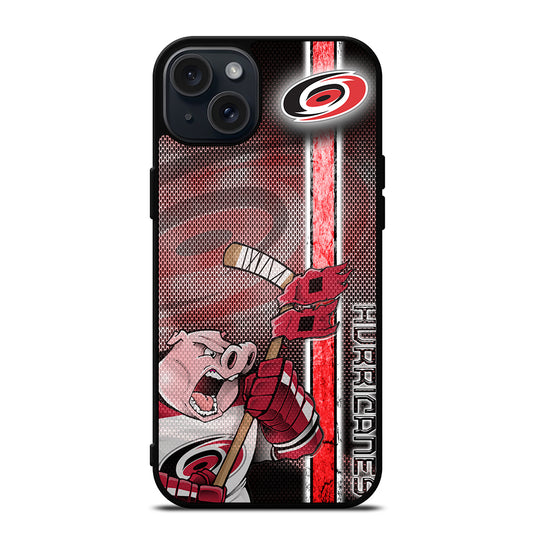 CAROLINA HURRICANES NHL LOGO 3 iPhone 15 Plus Case Cover