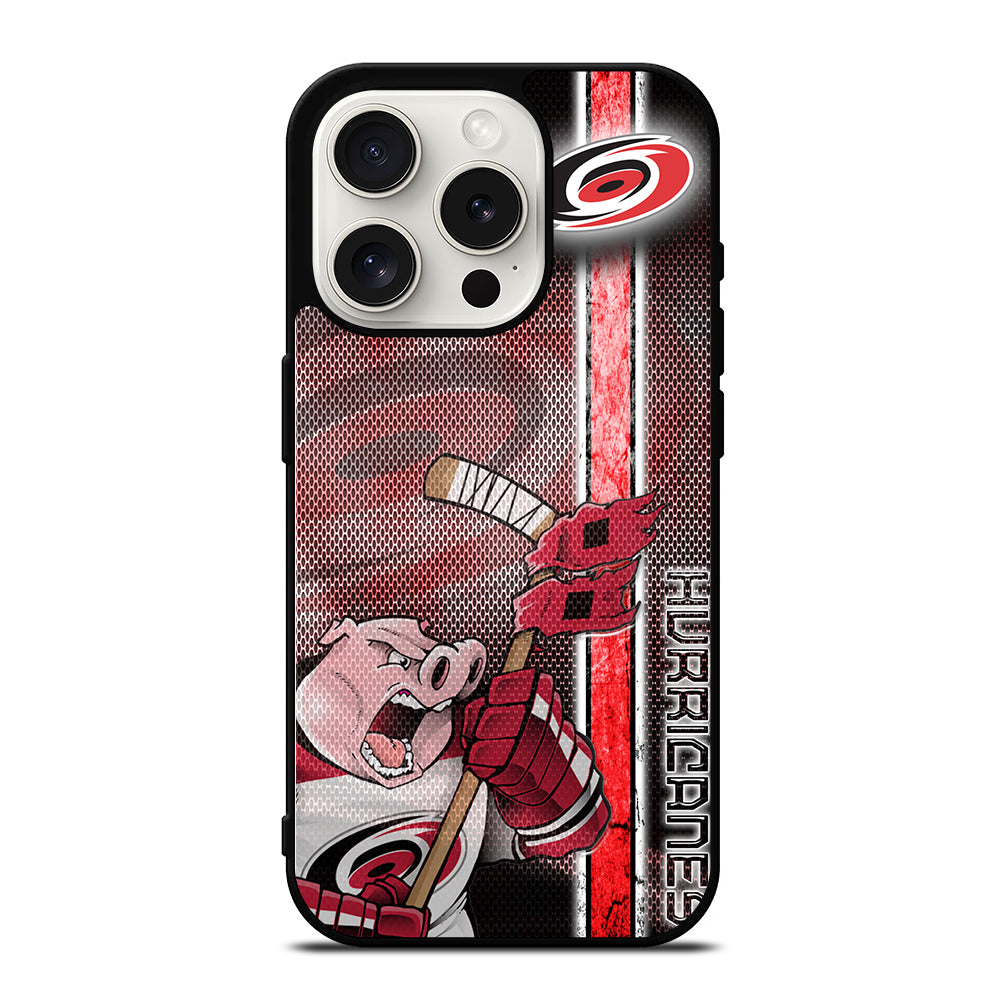 CAROLINA HURRICANES NHL LOGO 3 iPhone 15 Pro Case Cover