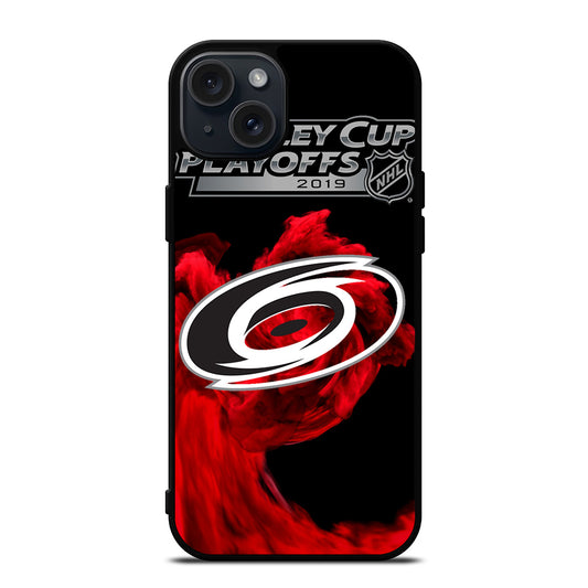 CAROLINA HURRICANES NHL LOGO iPhone 15 Plus Case Cover