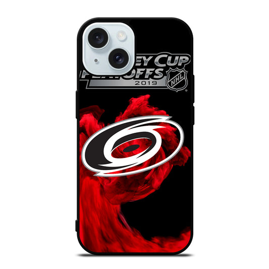 CAROLINA HURRICANES NHL LOGO iPhone 15 Case Cover