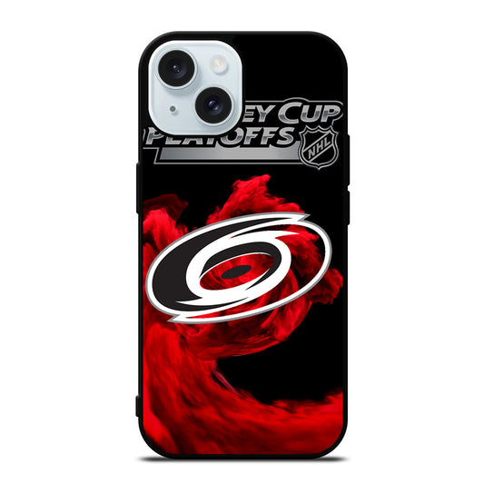 CAROLINA HURRICANES NHL SYMBOL iPhone 15 Case Cover