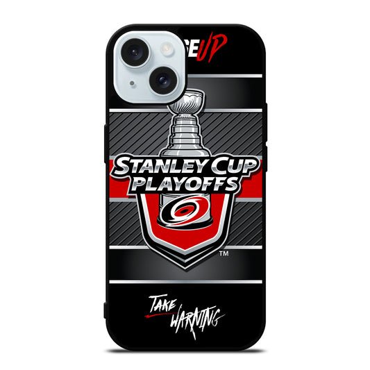 CAROLINA HURRICANES STANLEY CUP LOGO iPhone 15 Case Cover