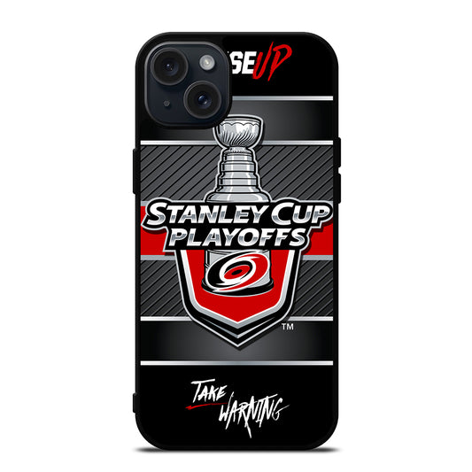 CAROLINA HURRICANES STANLEY CUP LOGO iPhone 15 Plus Case Cover
