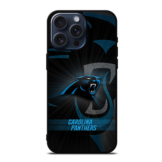 CAROLINA PANTHERS NFL LOGO 3 iPhone 15 Pro Max Case Cover