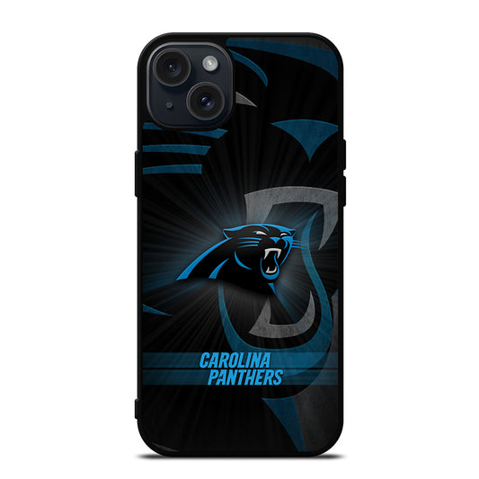 CAROLINA PANTHERS NFL LOGO 3 iPhone 15 Plus Case Cover