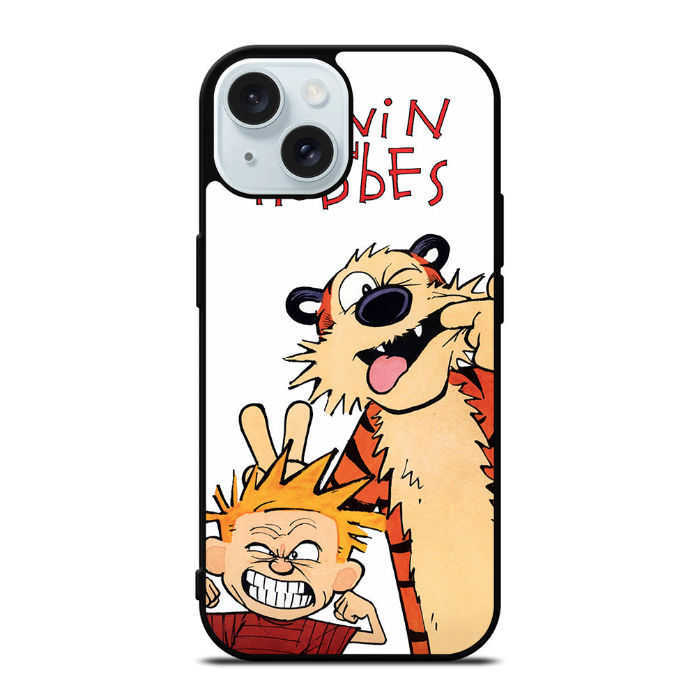 CARTOON CALVIN AND HOBES  iPhone 15 Case Cover
