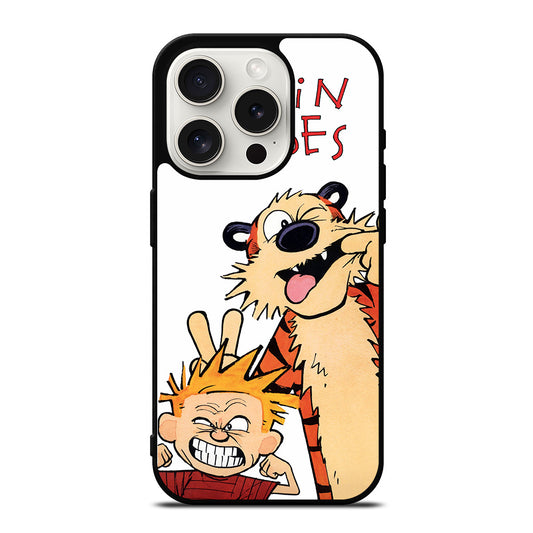 CARTOON CALVIN AND HOBES  iPhone 15 Pro Case Cover