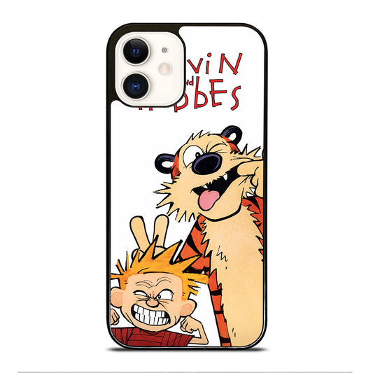 CARTOON CALVIN AND HOBES  iPhone 12 Case Cover