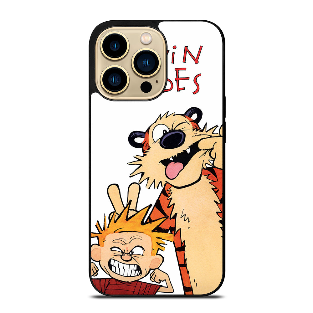 CARTOON CALVIN AND HOBES  iPhone 14 Pro Max Case Cover